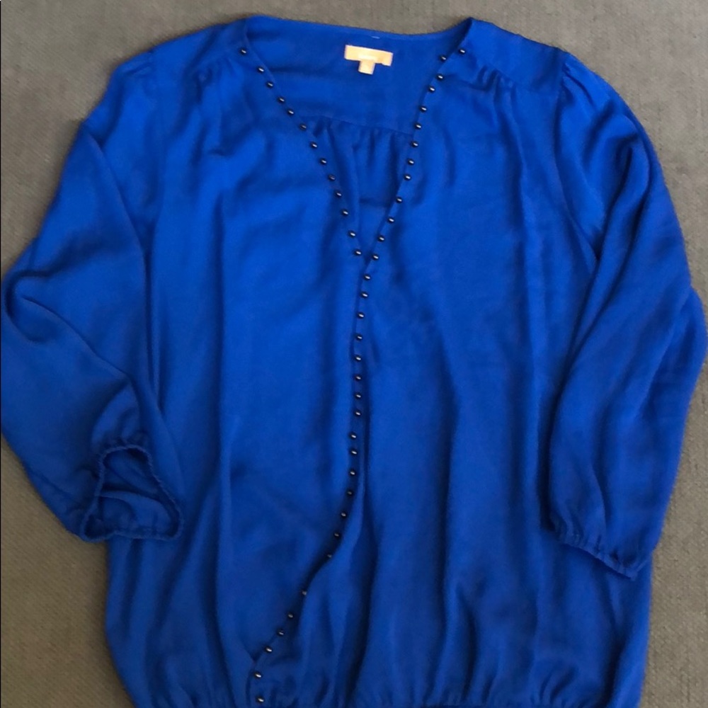 Royal blue blouse NEW w/out tag